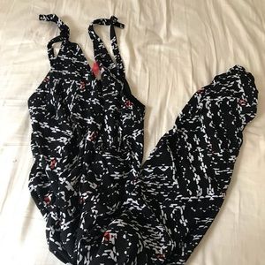 Black & white jumpsuit